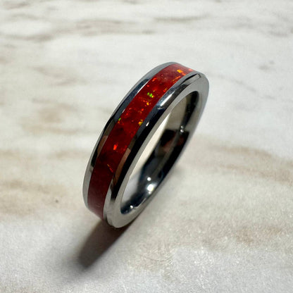 Custom Tungsten Carbide Inlay Ring