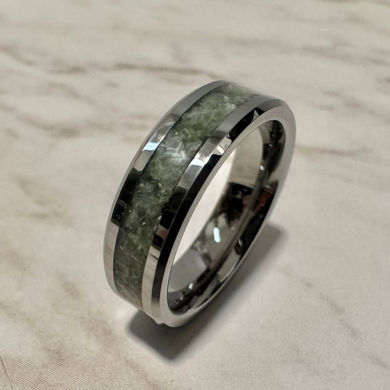 Custom Tungsten Carbide Inlay Ring