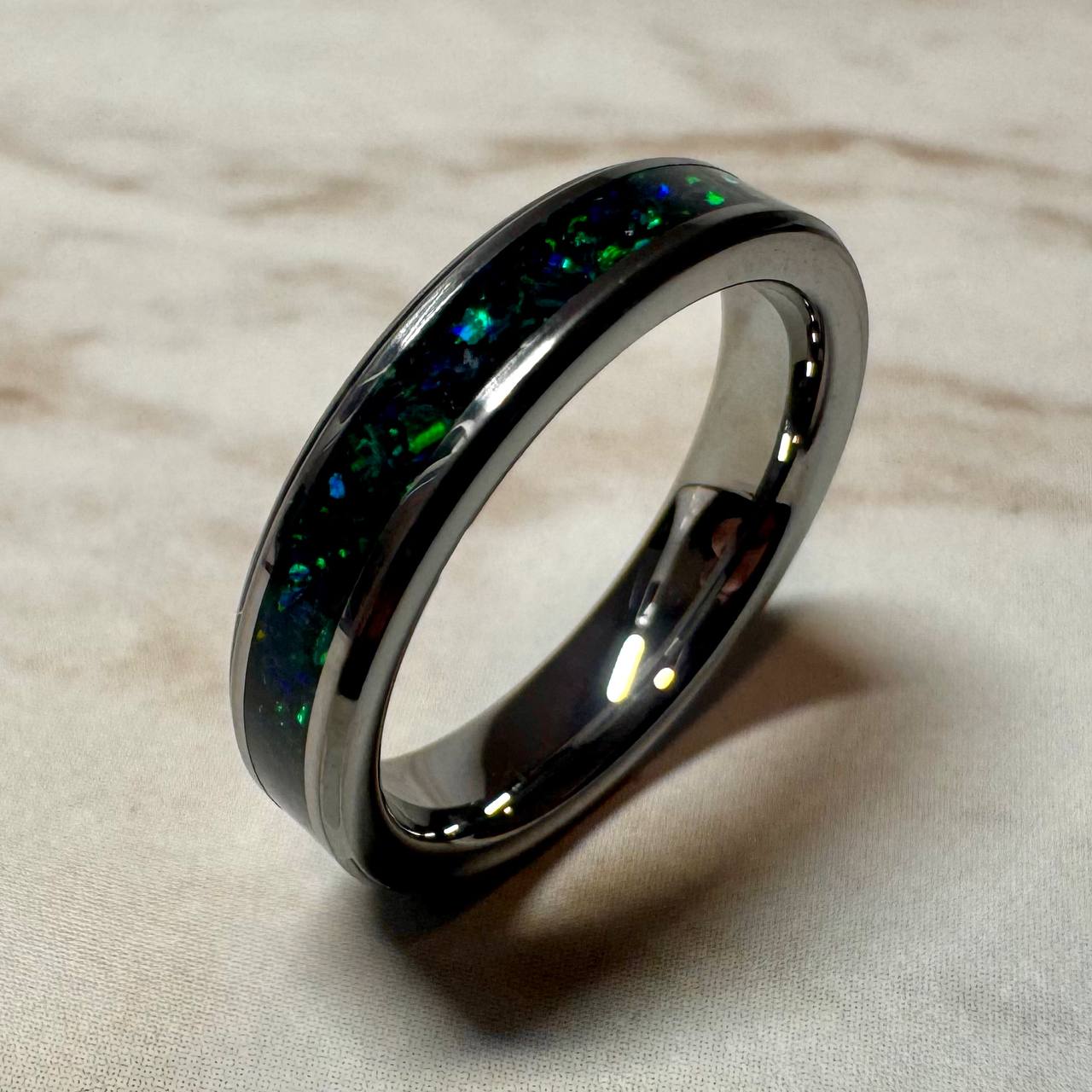 Custom Tungsten Carbide Inlay Ring